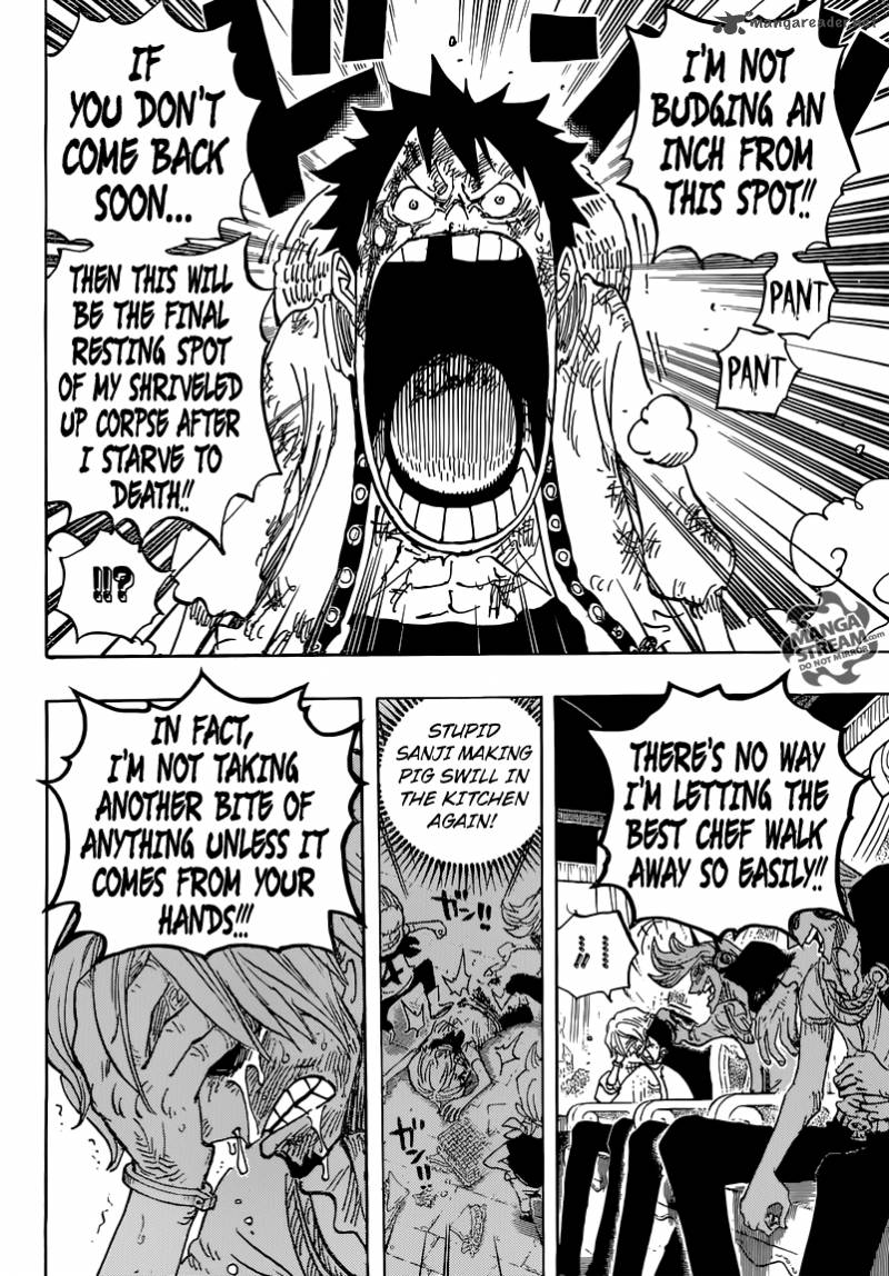 One Piece manga, chapter 844, page 17 of 21