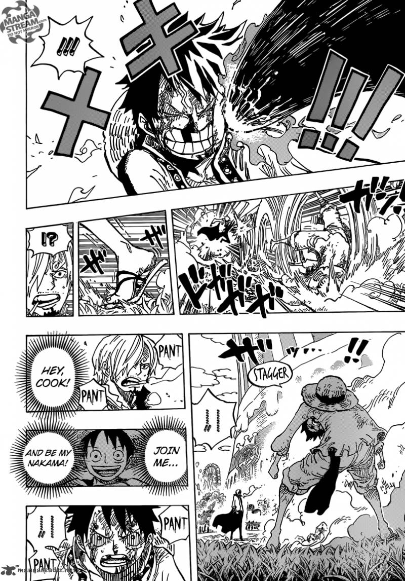 One Piece manga, chapter 844, page 9 of 21