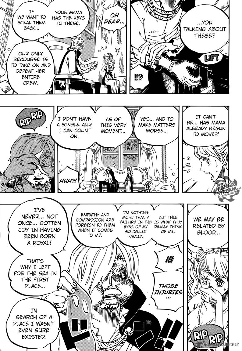 One Piece manga, chapter 845, page 13 of 20