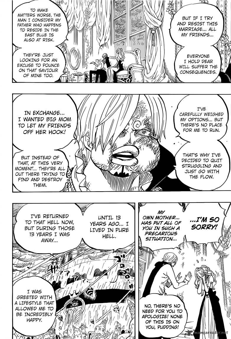 One Piece manga, chapter 845, page 14 of 20