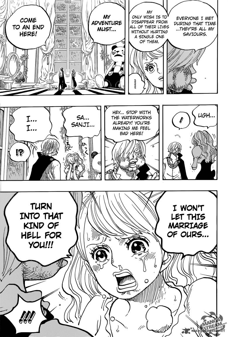 One Piece manga, chapter 845, page 15 of 20