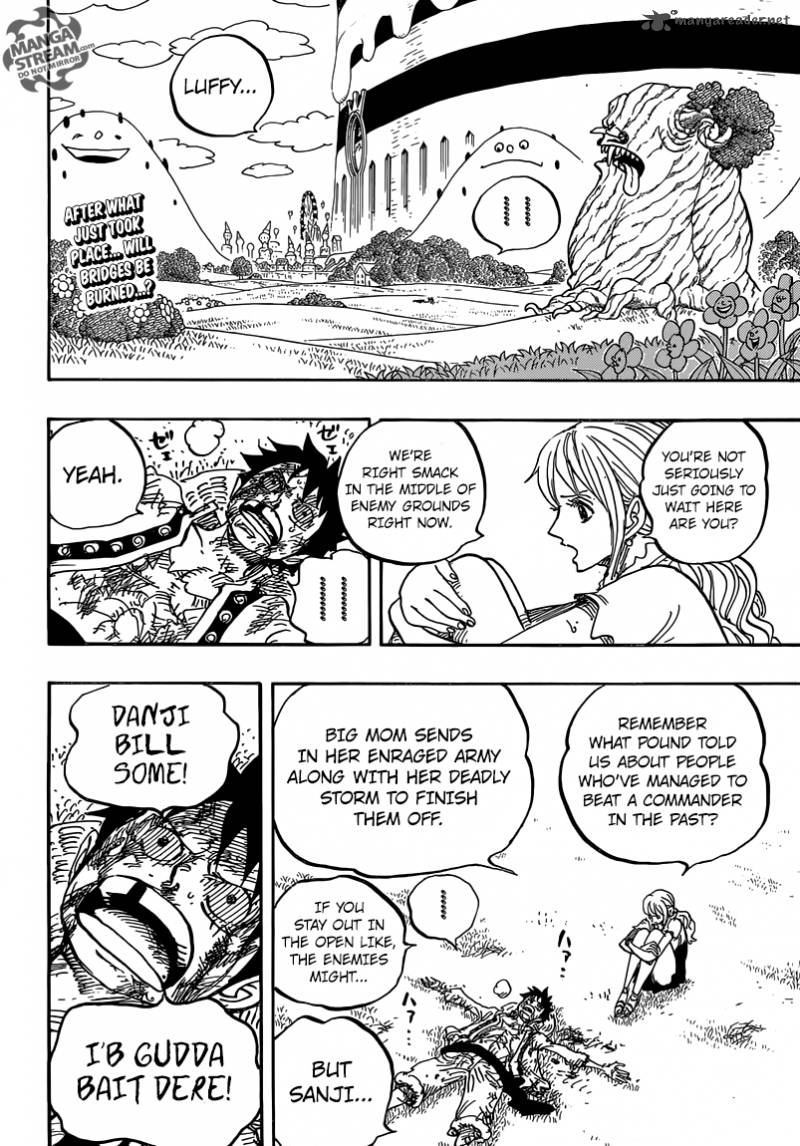 One Piece manga, chapter 845, page 3 of 20