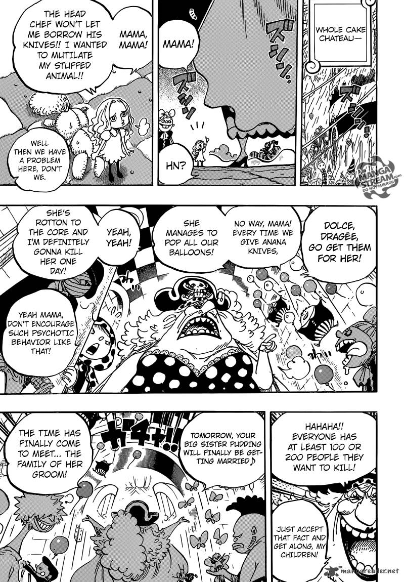 One Piece manga, chapter 845, page 8 of 20