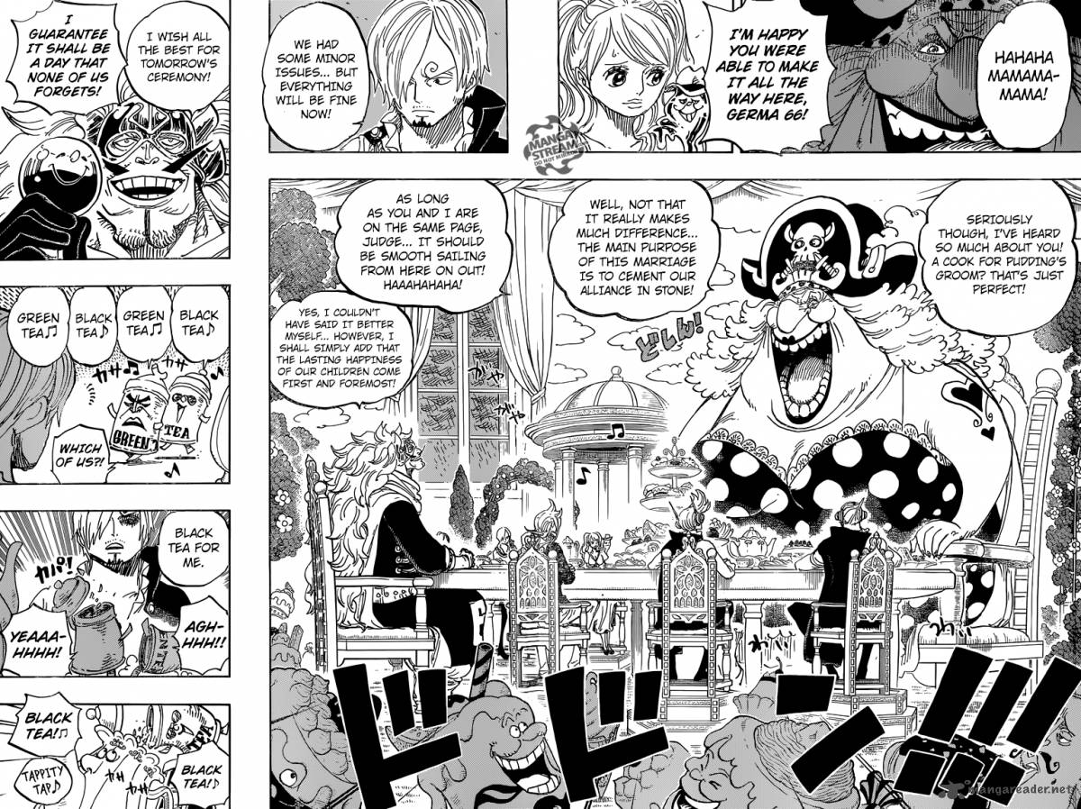 One Piece manga, chapter 845, page 9 of 20