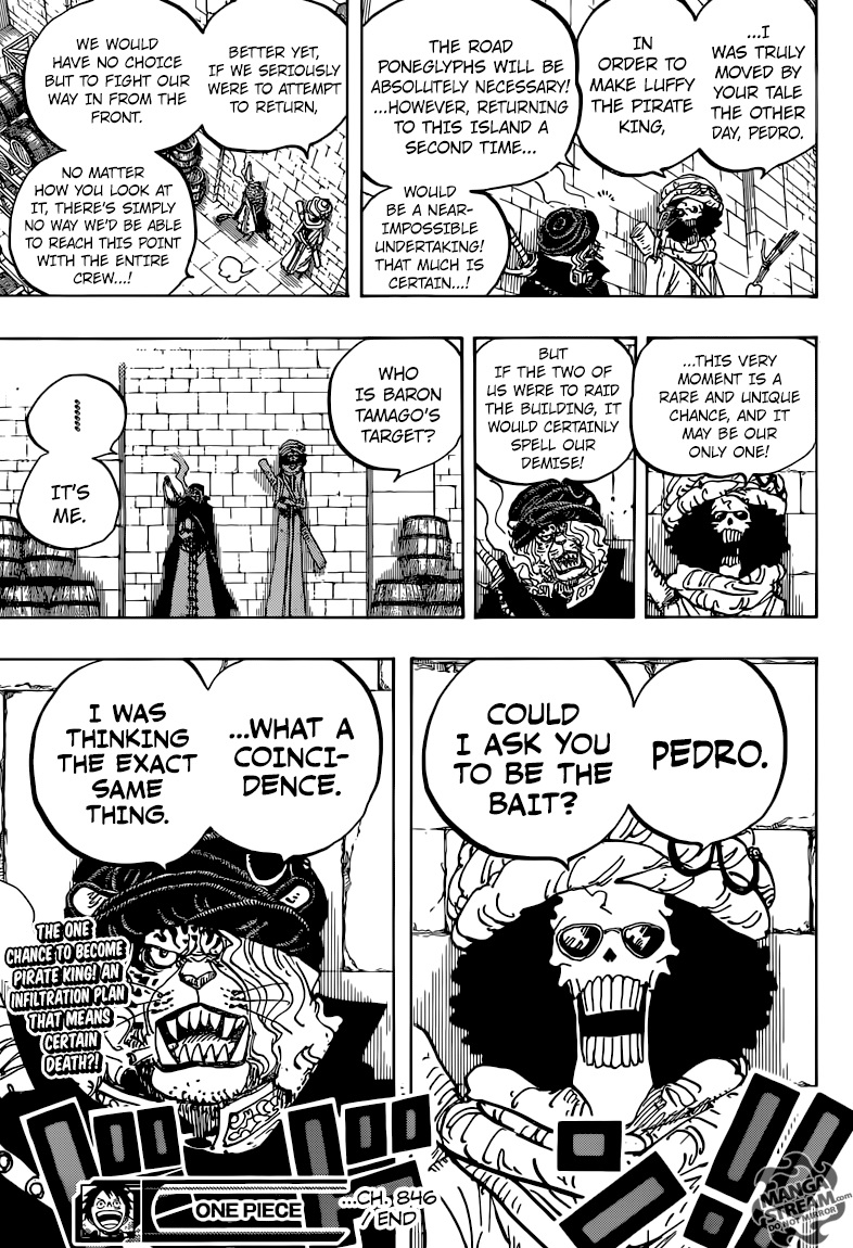 One Piece Chapter 846 page 16 - Chapter 846: Tamago Security