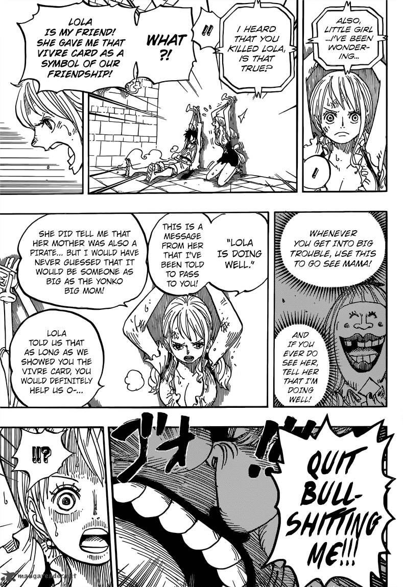 One Piece Chapter 847 page 13 - Chapter 847: Luffy and Big Mom