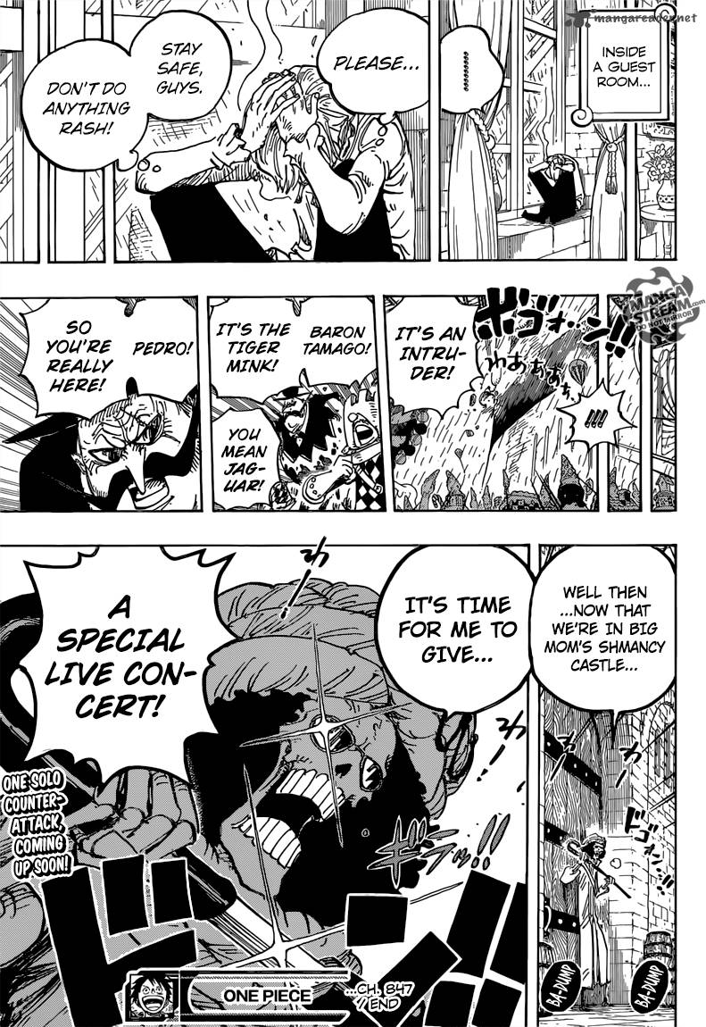 One Piece Chapter 847 page 17 - Chapter 847: Luffy and Big Mom