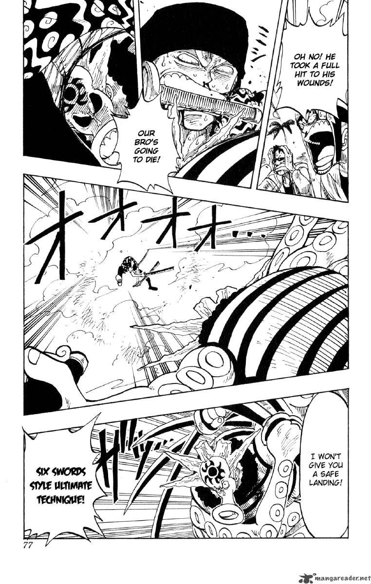 One Piece Chapter 85 page 11 - Chapter 85: Three Sword Style vs. Six Sword Style