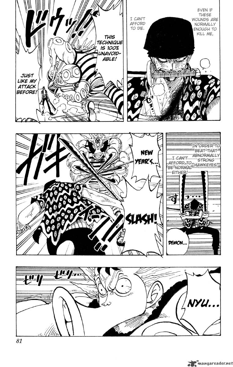 One Piece Chapter 85 page 15 - Chapter 85: Three Sword Style vs. Six Sword Style