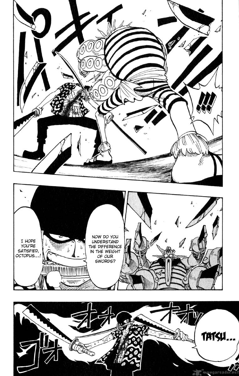 One Piece Chapter 85 page 16 - Chapter 85: Three Sword Style vs. Six Sword Style