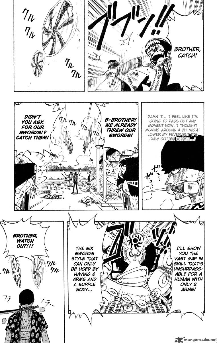 One Piece Chapter 85 page 3 - Chapter 85: Three Sword Style vs. Six Sword Style