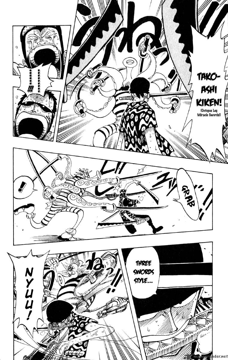 One Piece Chapter 85 page 4 - Chapter 85: Three Sword Style vs. Six Sword Style