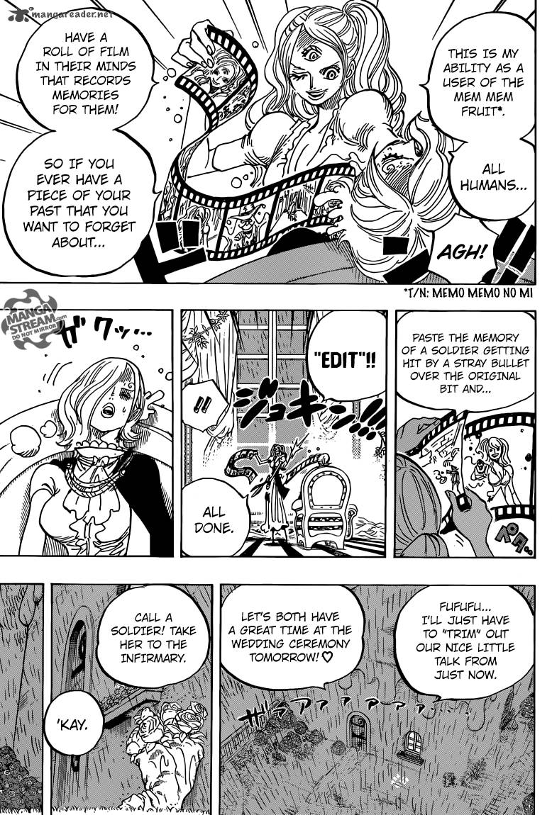 One Piece Chapter 851 page 12 - Chapter 851: Moist Cigarette