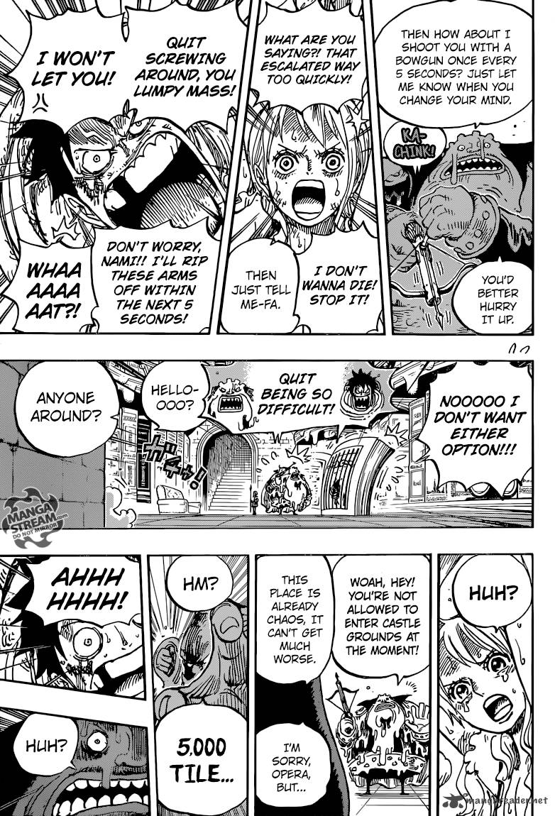 One Piece Chapter 851 page 14 - Chapter 851: Moist Cigarette