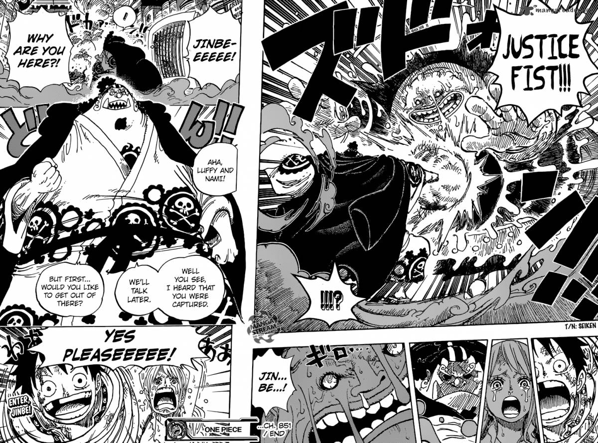 One Piece Chapter 851 page 15 - Chapter 851: Moist Cigarette