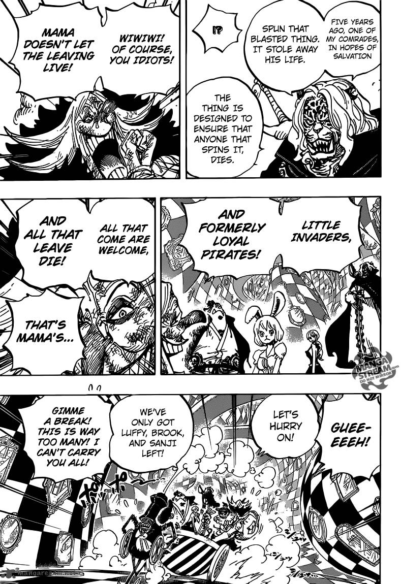 One Piece manga, chapter 854, page 6 of 21