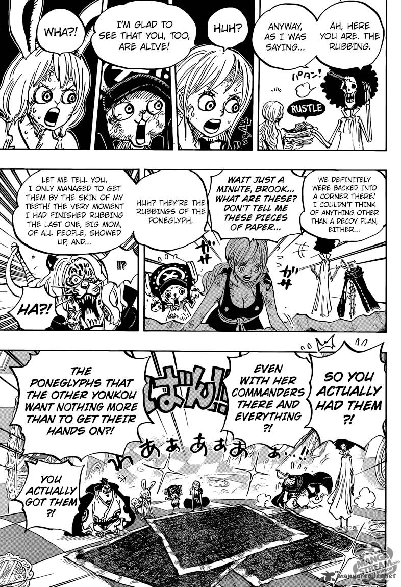 One Piece Chapter 855 page 14 - Chapter 855: Gugyurururu!!!