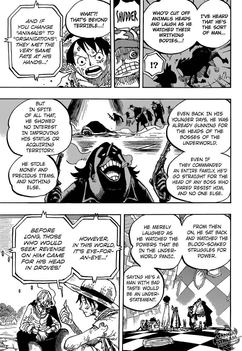One Piece manga, chapter 857, page 12 of 20