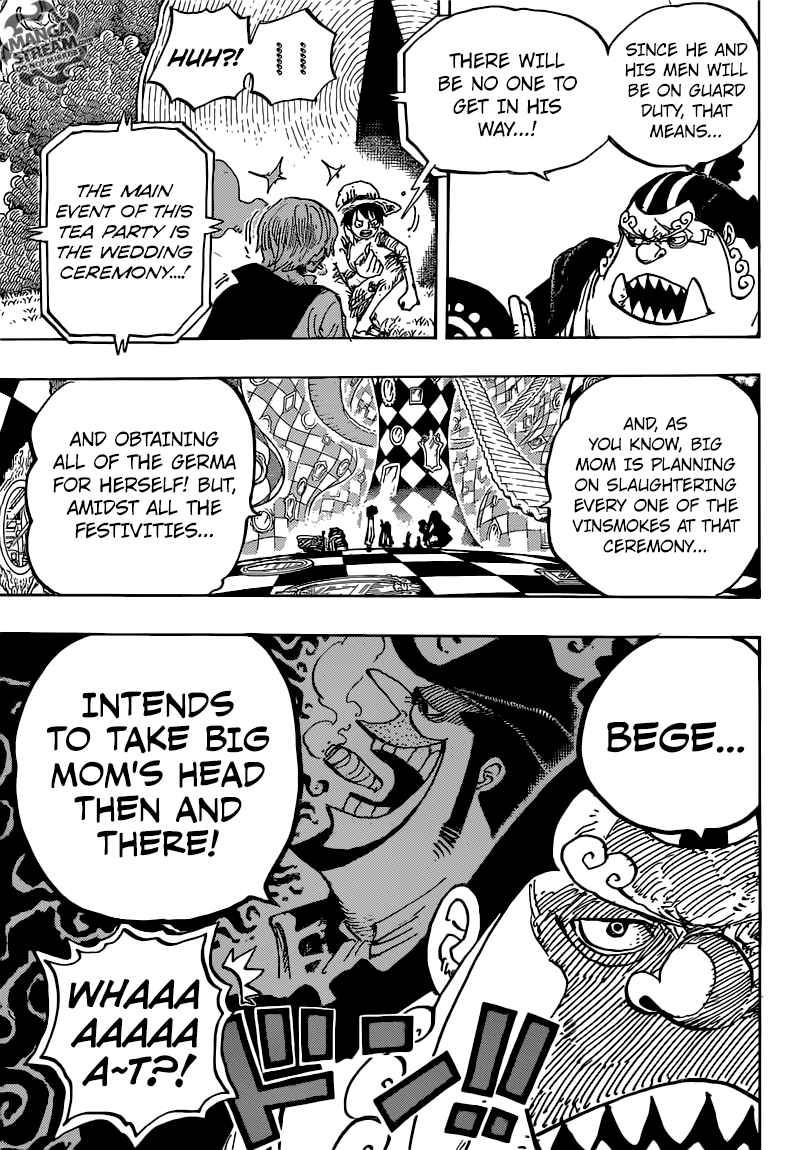 One Piece manga, chapter 857, page 14 of 20