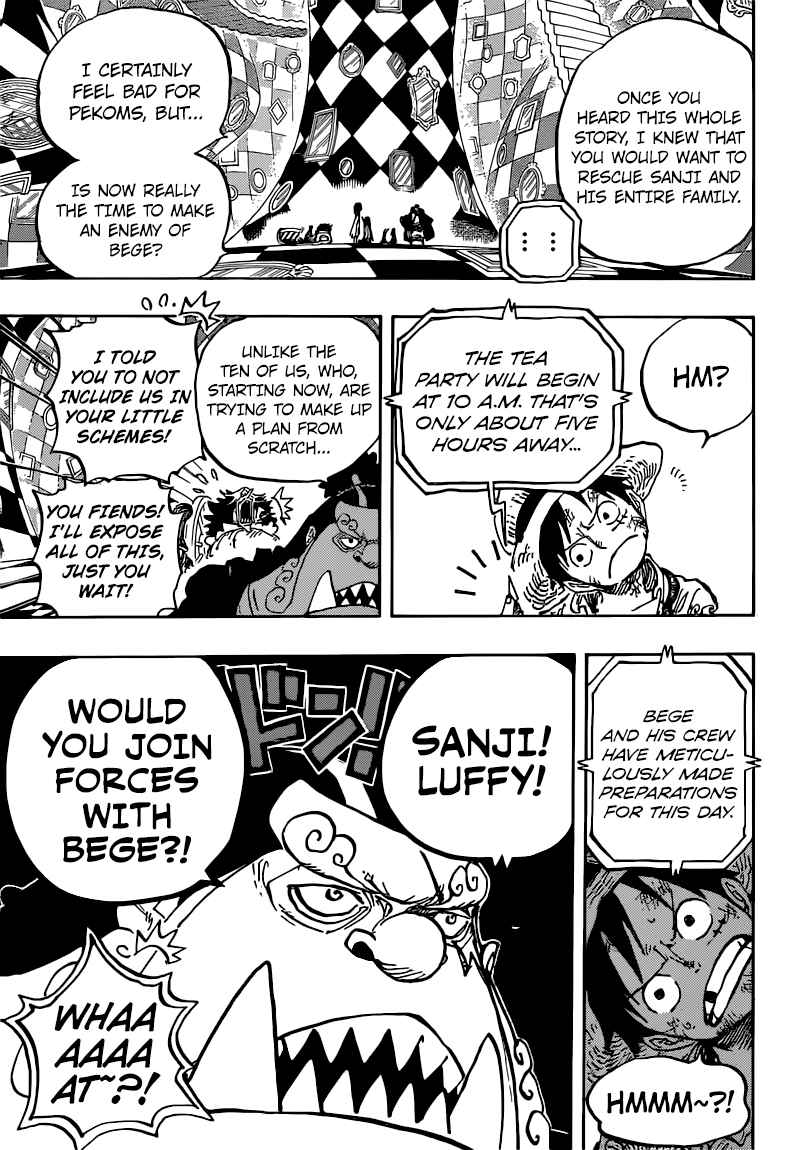 One Piece manga, chapter 857, page 16 of 20