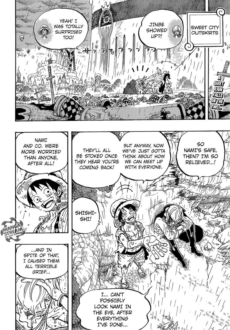 One Piece manga, chapter 857, page 3 of 20
