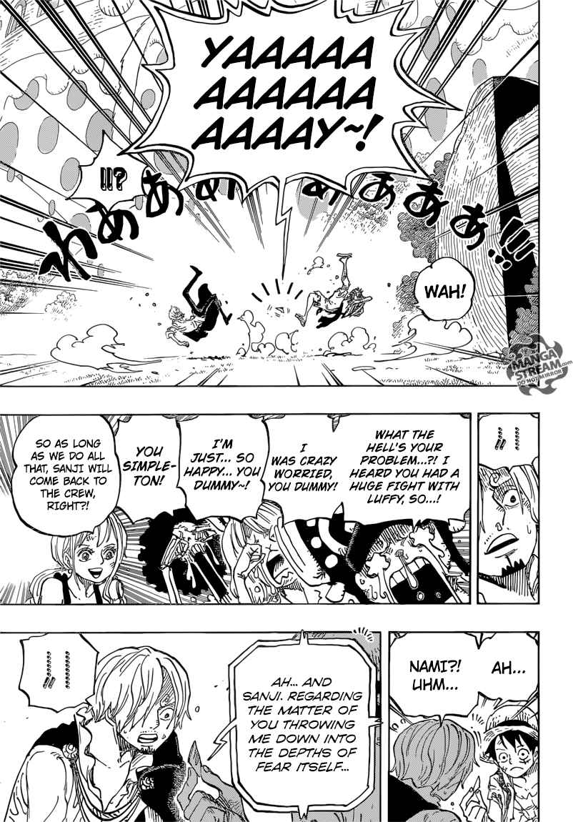 One Piece manga, chapter 857, page 8 of 20