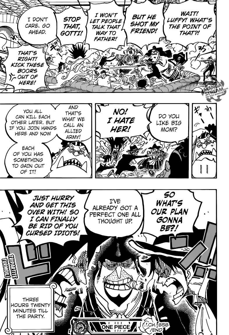 One Piece Chapter 858 page 17 - Chapter 858: Meeting
