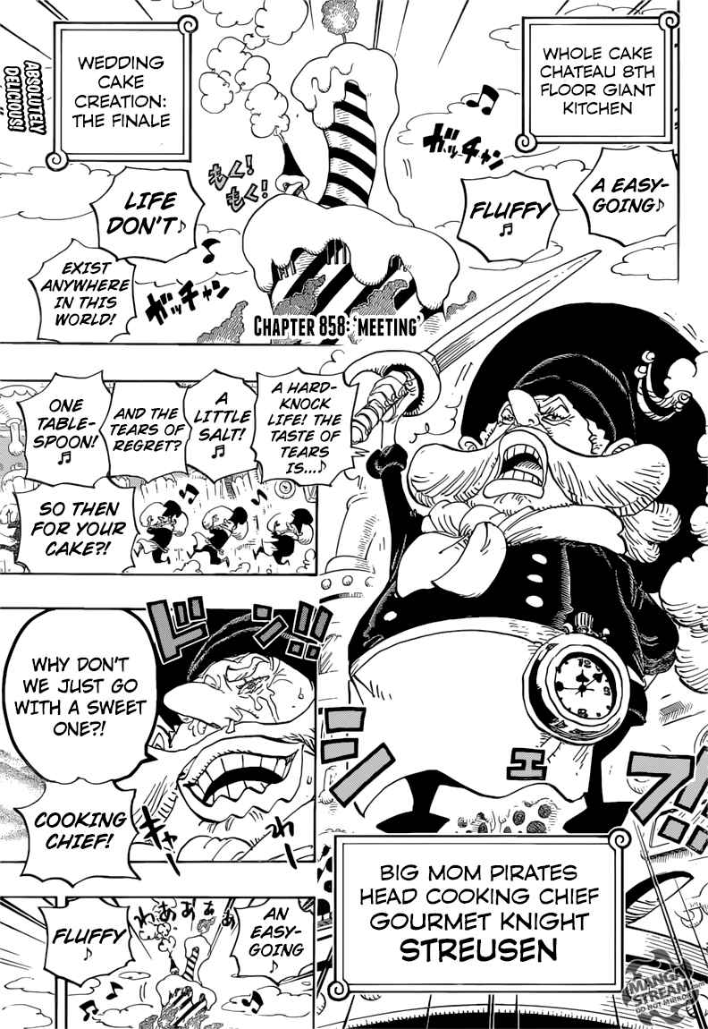One Piece Chapter 858 page 3 - Chapter 858: Meeting