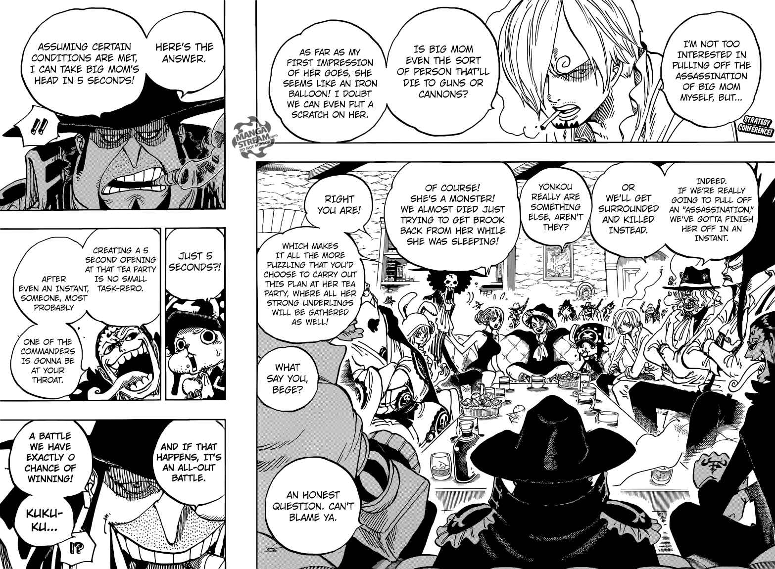One Piece Chapter 859 page 2 - Chapter 859: Emperor Assassination Plan