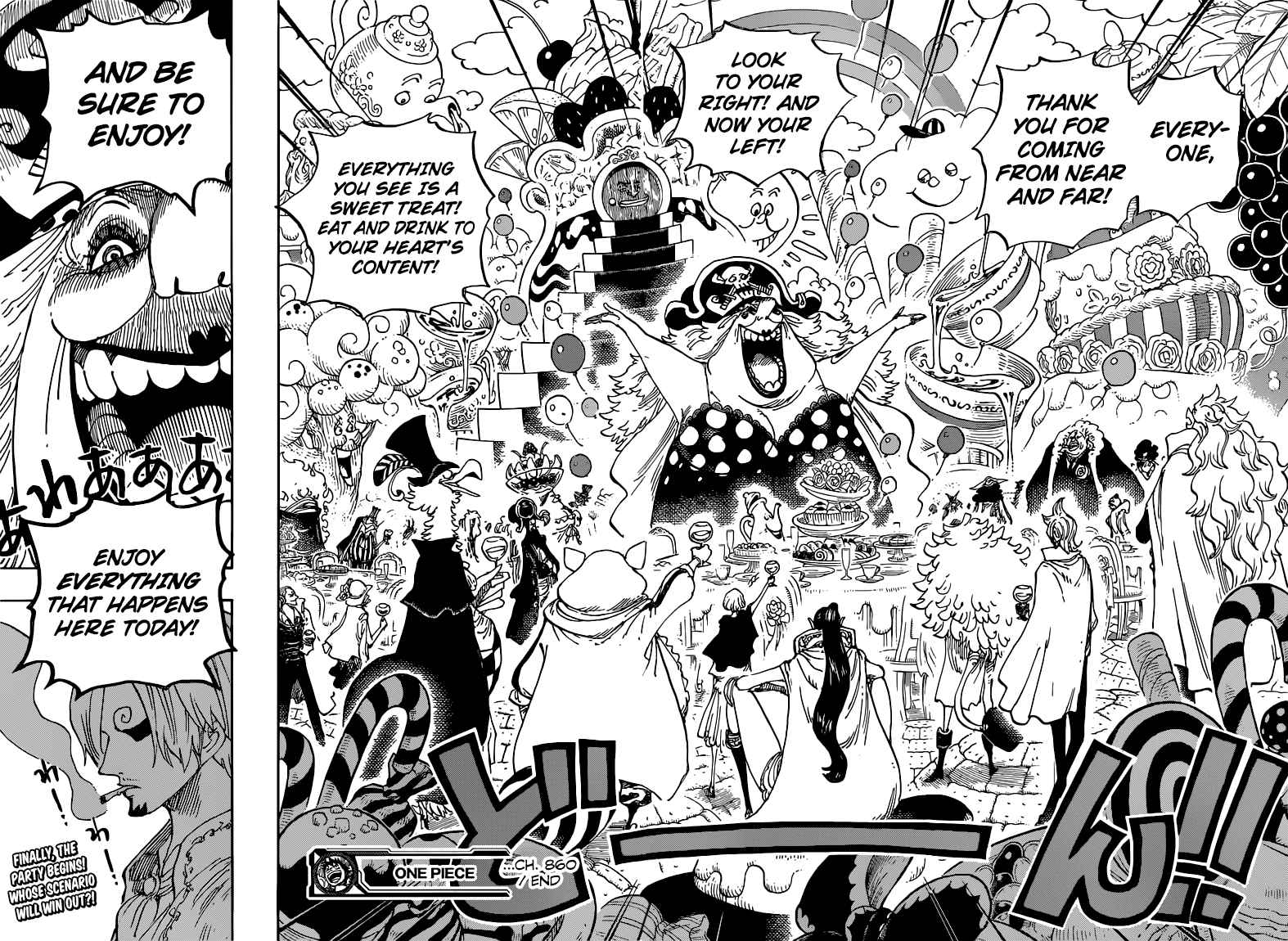 One Piece Chapter 860 page 12 - Chapter 860: 10:00 Opening of the Banquet