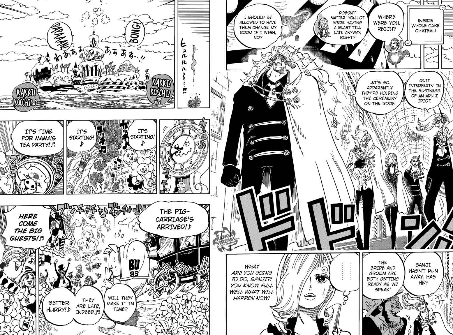 One Piece Chapter 860 page 6 - Chapter 860: 10:00 Opening of the Banquet