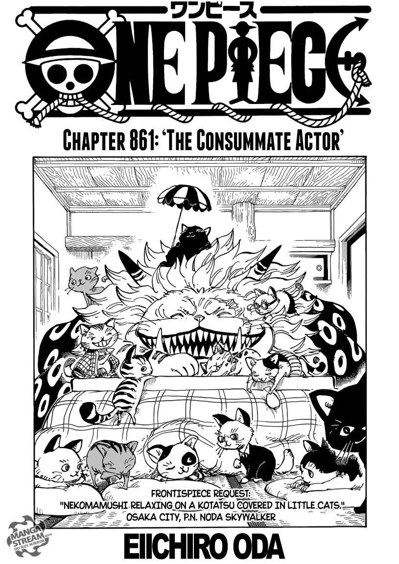 One Piece Chapter 861 page 1 - Chapter 861: Good Actor