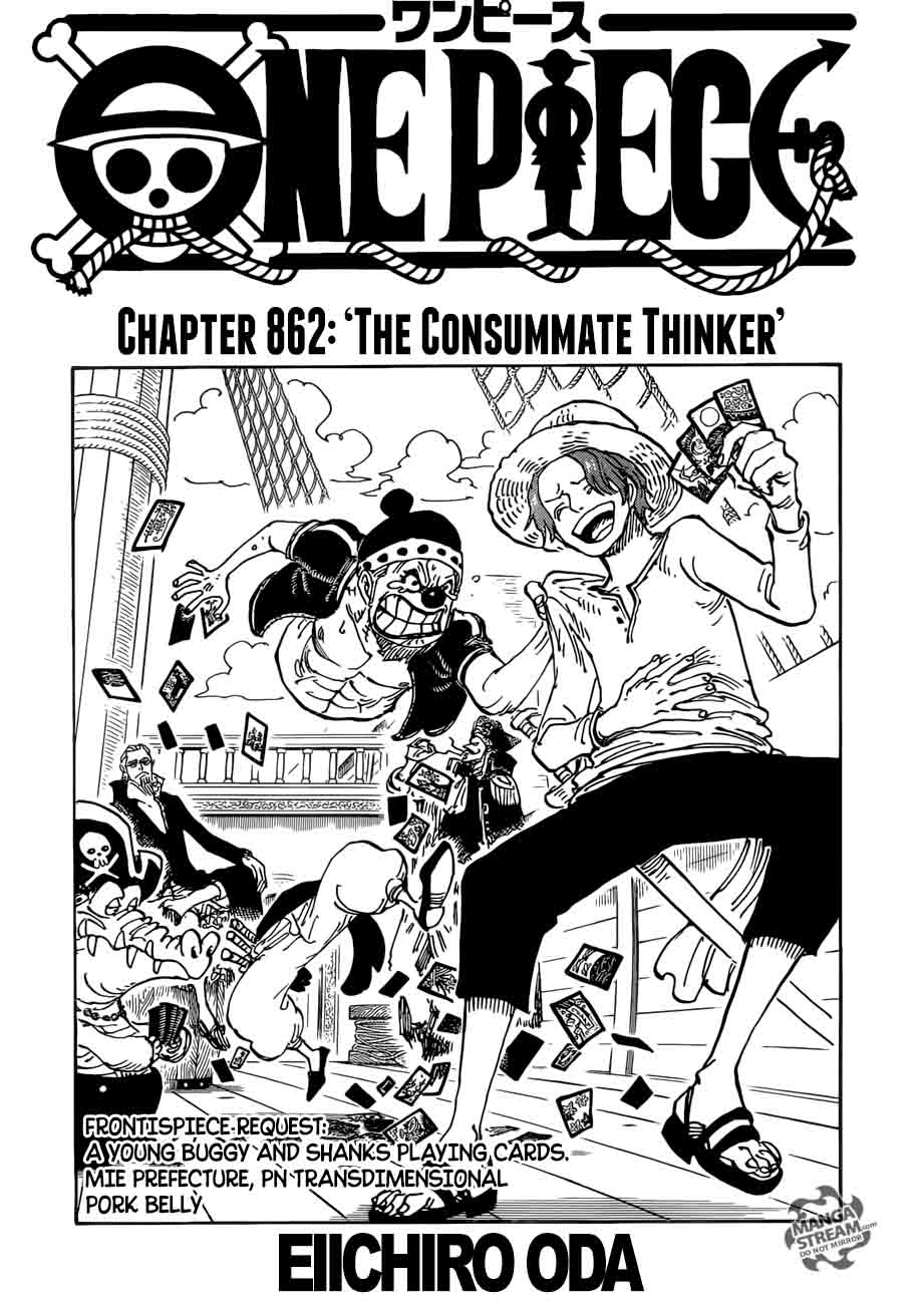 One Piece Chapter 862 page 1 - Chapter 862: The Intelligent Ones