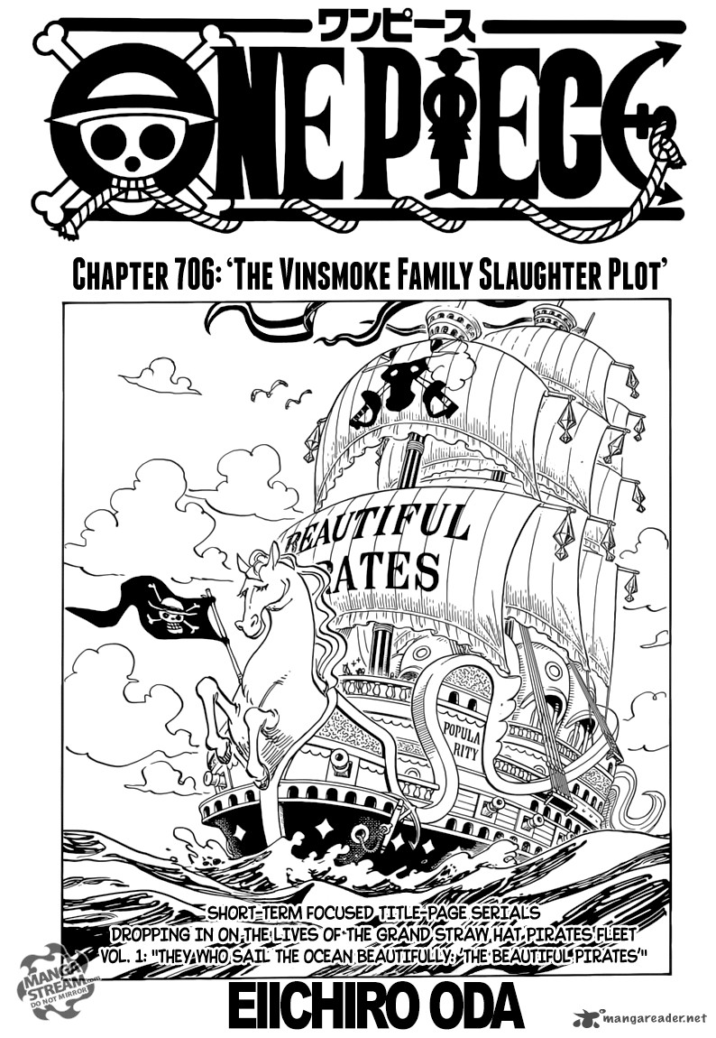 One Piece Chapter 864 page 1 - Chapter 864: The Vinsmoke Massacre Plot