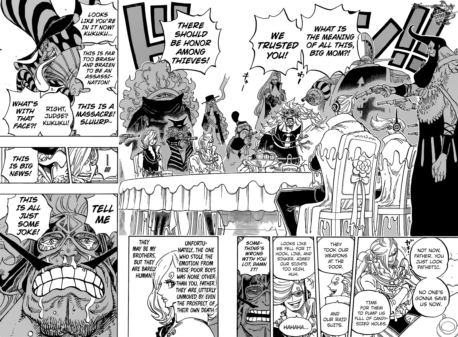 One Piece Chapter 864 page 12 - Chapter 864: The Vinsmoke Massacre Plot