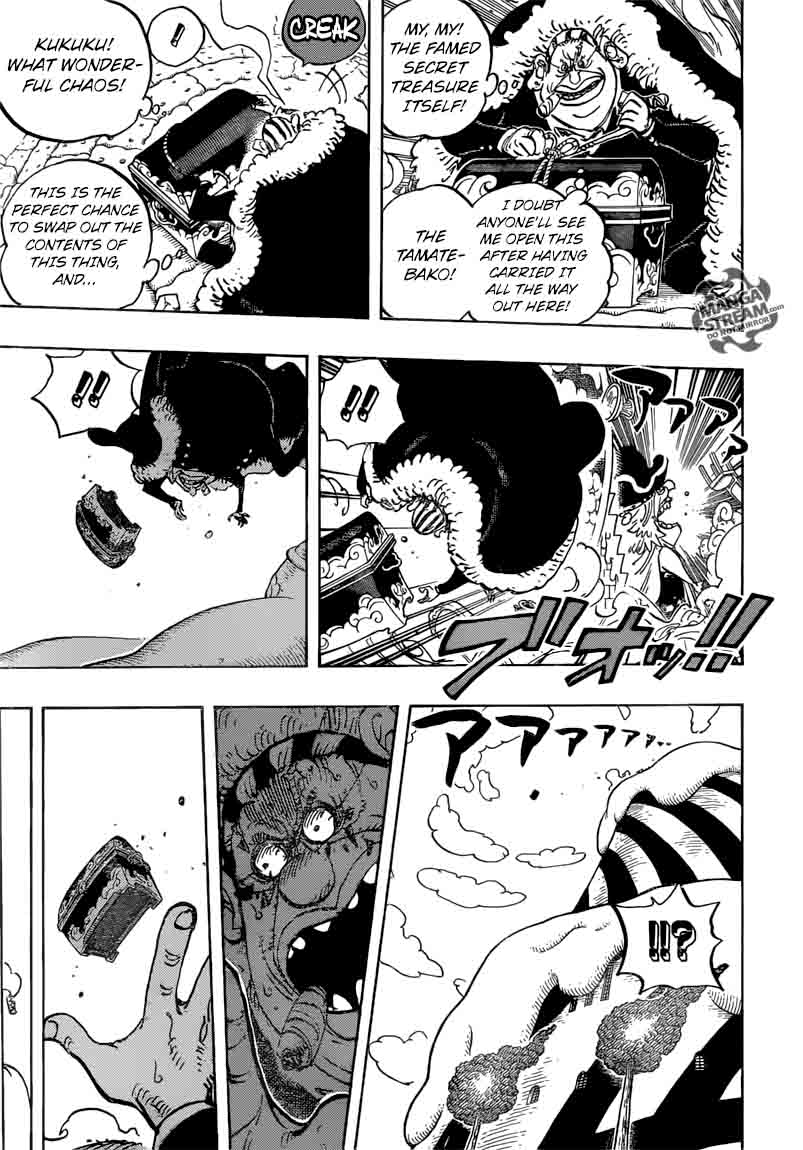 One Piece manga, chapter 869, page 12 of 20