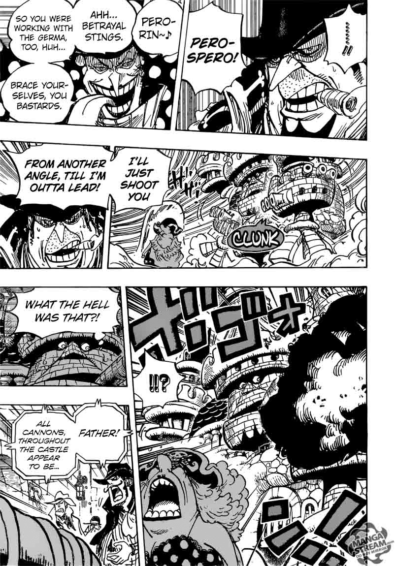 One Piece manga, chapter 869, page 14 of 20