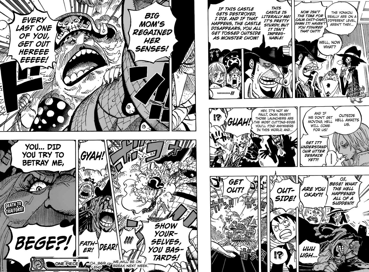 One Piece manga, chapter 869, page 17 of 20
