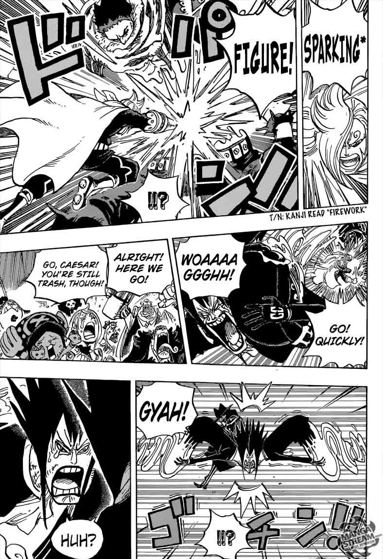 One Piece Chapter 871 page 13 - Chapter 871: You Can Do It, Caesar!!