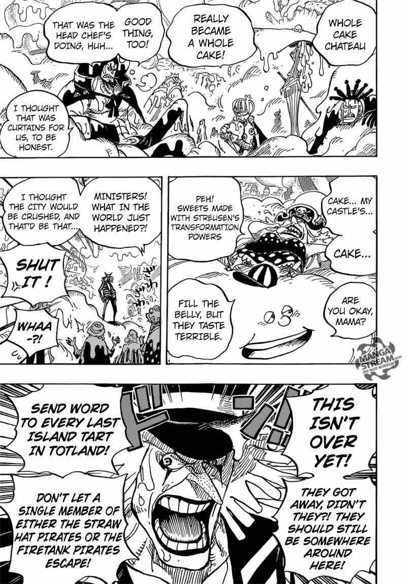 One Piece Chapter 872 page 15 - Chapter 872: Thick and Fluffy