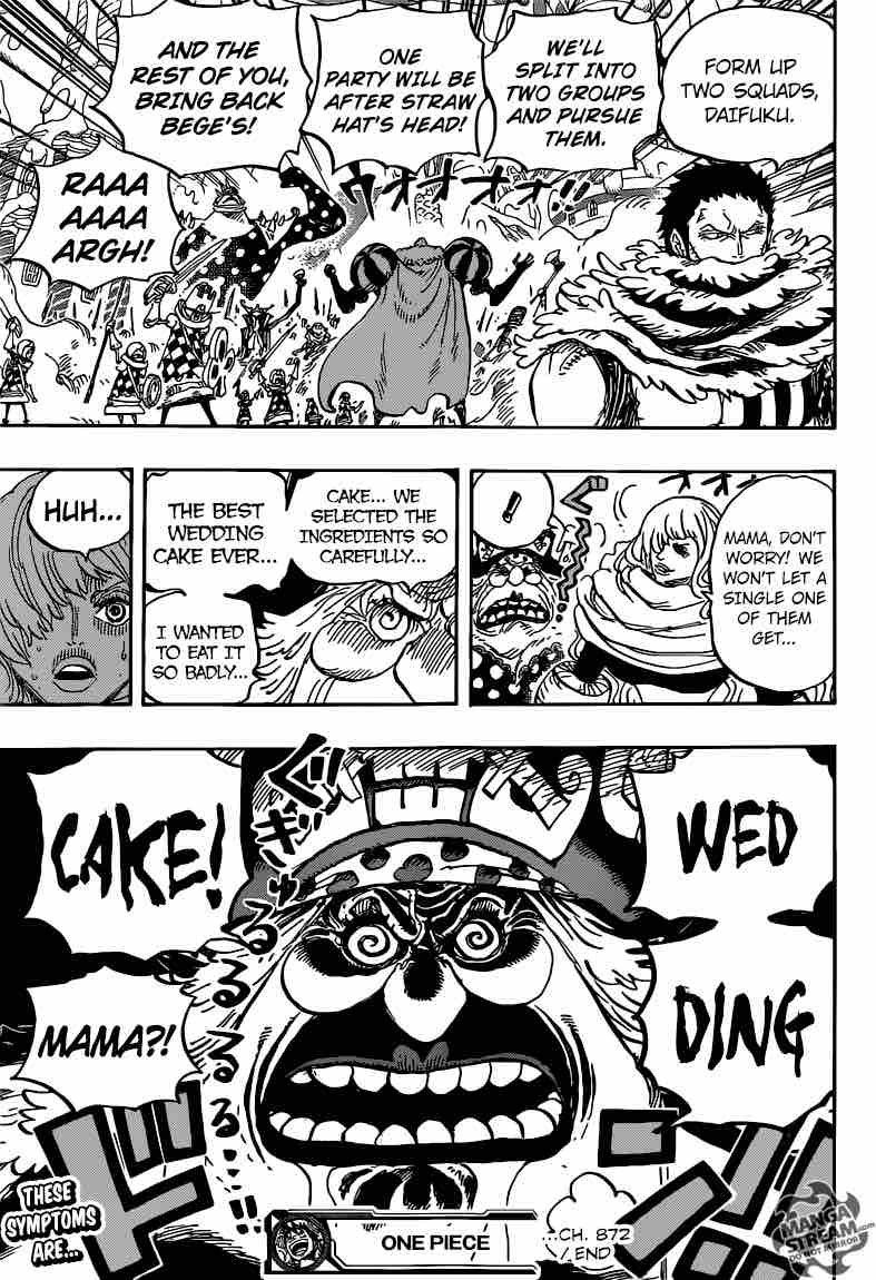 One Piece Chapter 872 page 19 - Chapter 872: Thick and Fluffy