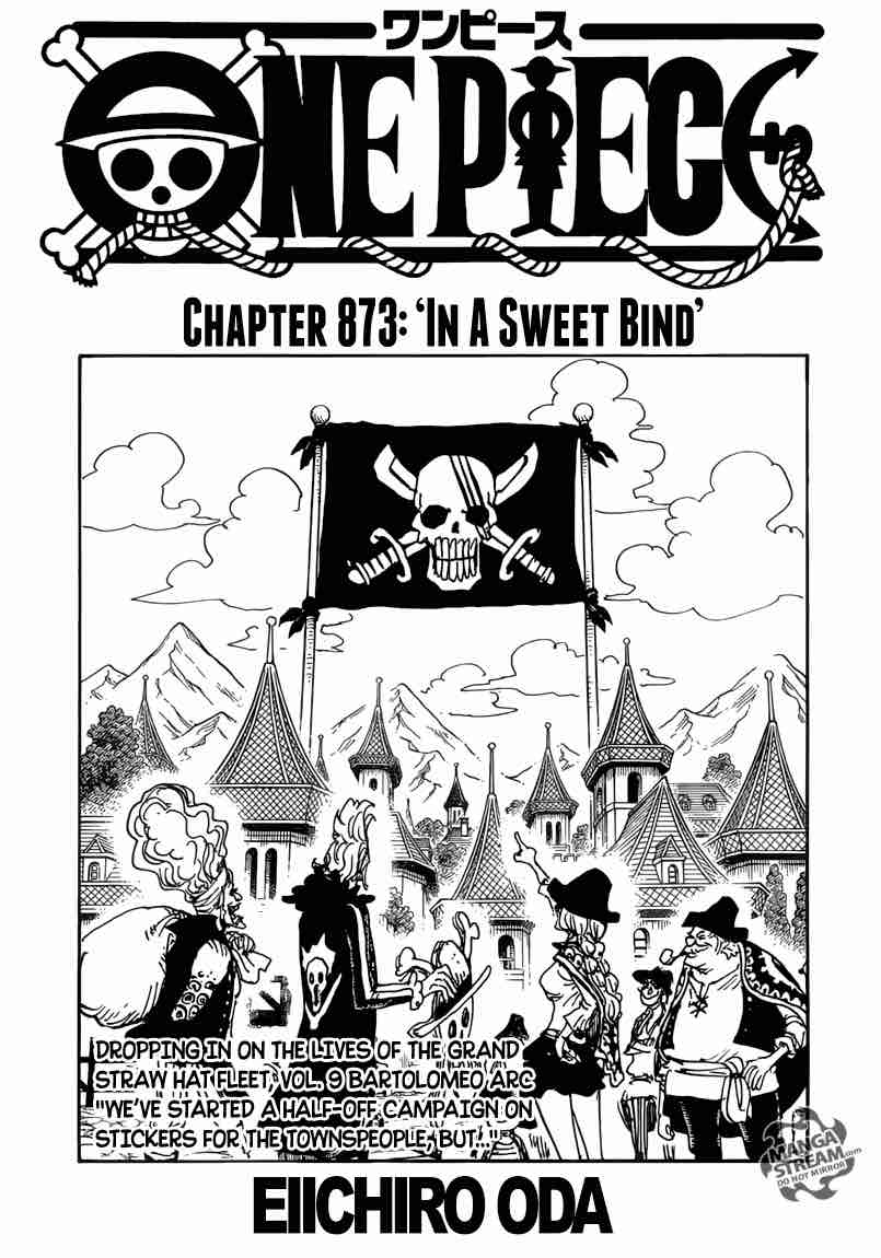 One Piece Chapter 873 page 1 - Chapter 873: Trapped Like Sweets in a Cage