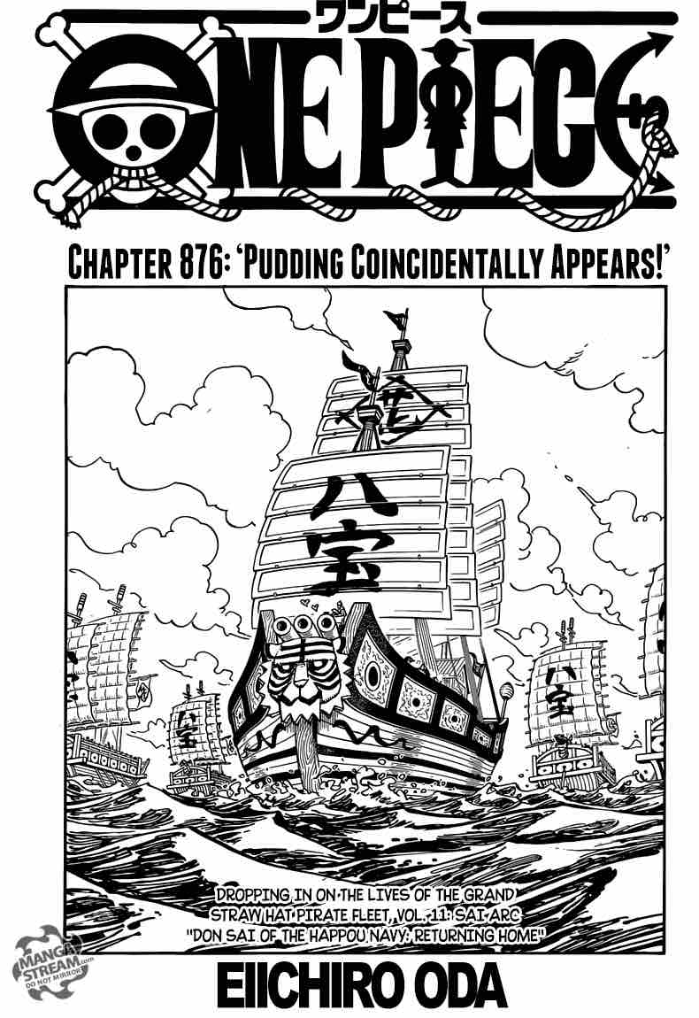 One Piece Chapter 876 page 1 - Chapter 876: Pudding Coincidentally Appears!!