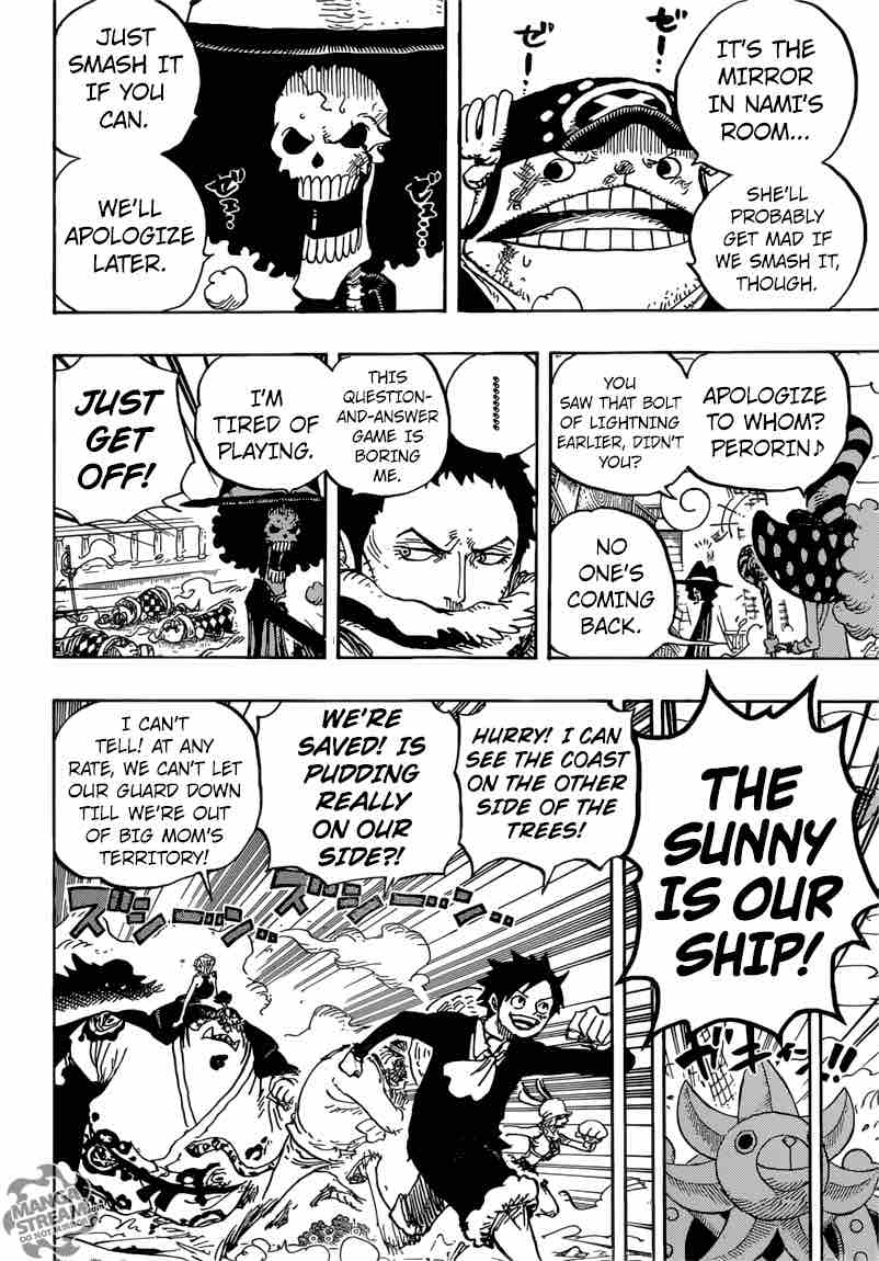One Piece Chapter 876 page 15 - Chapter 876: Pudding Coincidentally Appears!!