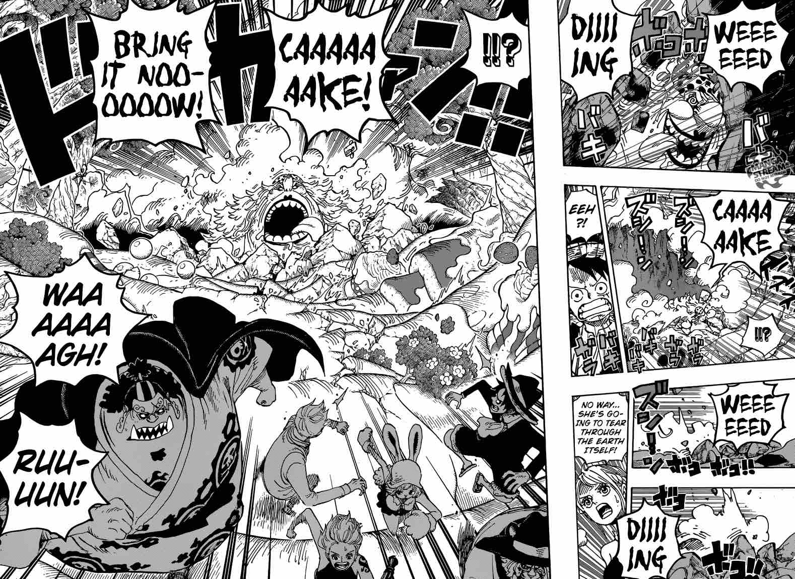 One Piece Chapter 876 page 4 - Chapter 876: Pudding Coincidentally Appears!!