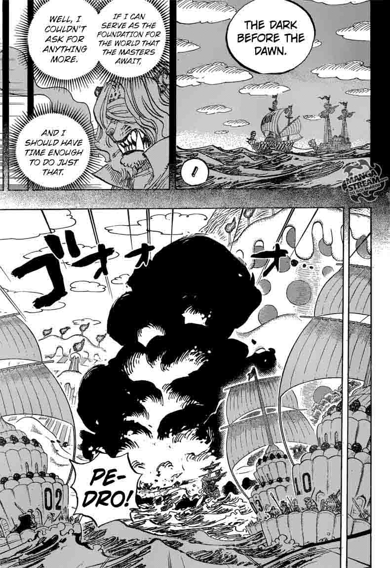 One Piece Chapter 878 page 5 - Chapter 878: Captain Pedro of the Mink Tribe Guardians