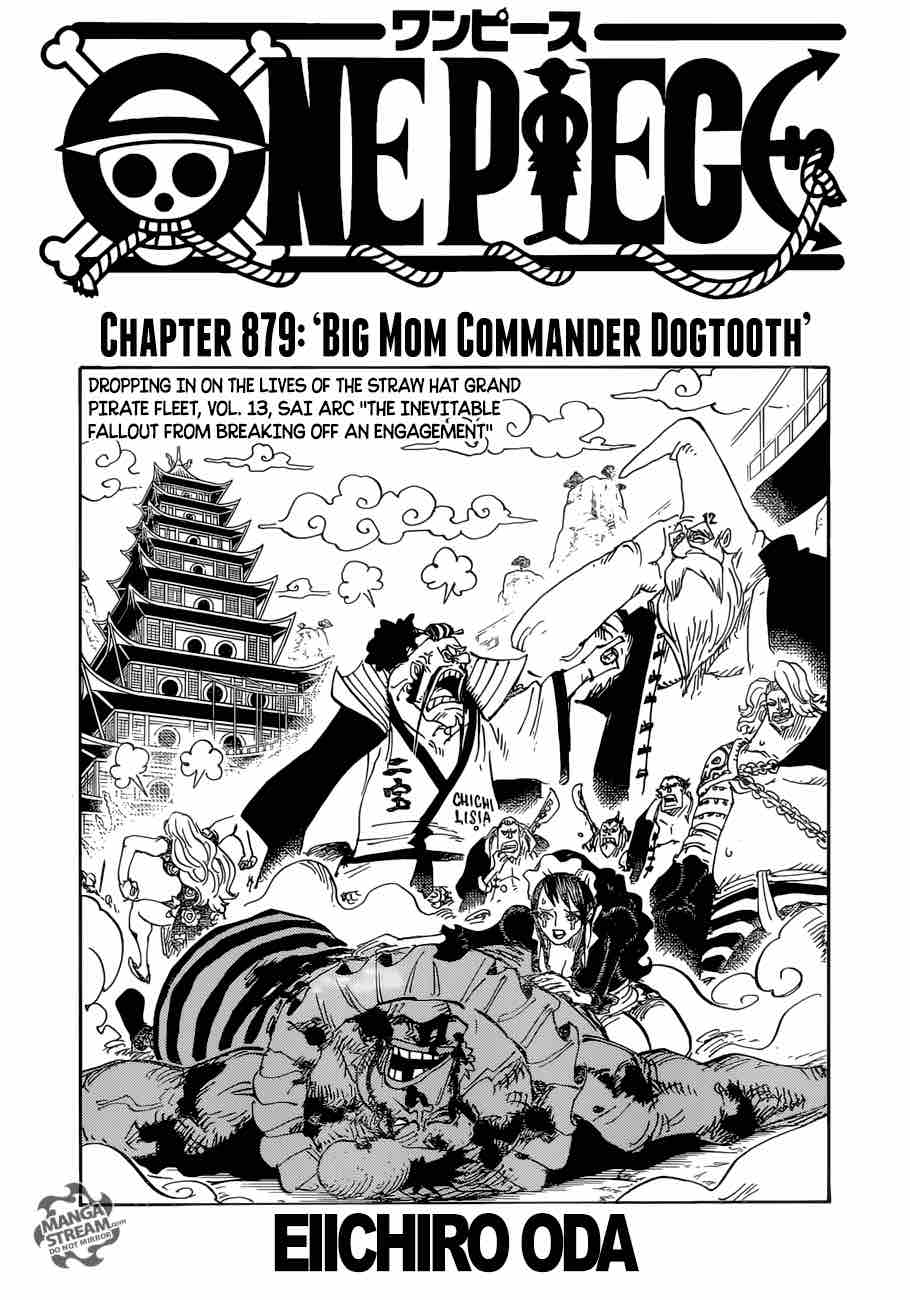 One Piece Chapter 879 page 1 - Chapter 879: One of Big Mom's "3 Sweet Commanders", Katakuri