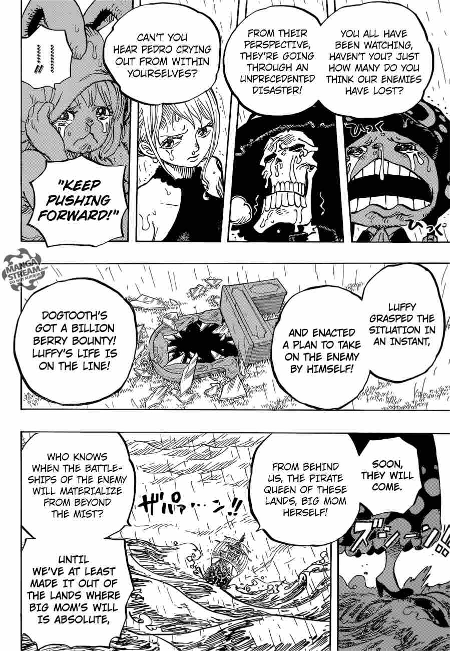One Piece Chapter 879 page 4 - Chapter 879: One of Big Mom's "3 Sweet Commanders", Katakuri