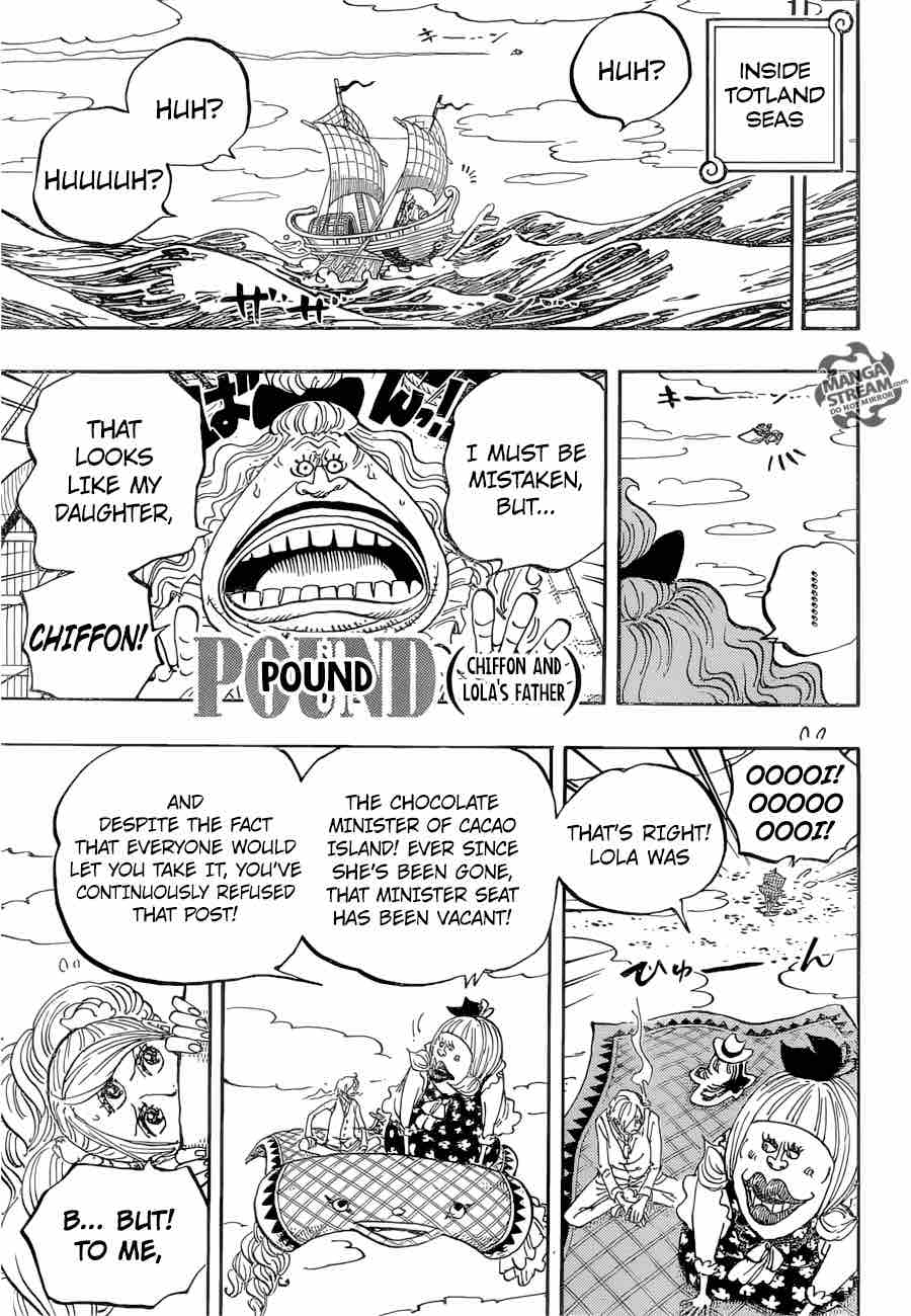 One Piece Chapter 879 page 9 - Chapter 879: One of Big Mom's "3 Sweet Commanders", Katakuri