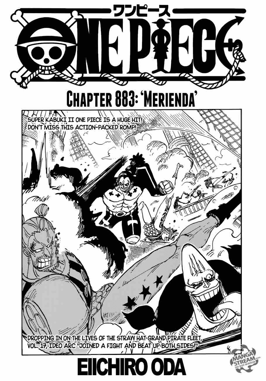 One Piece Chapter 883 page 1 - Chapter 883: Merienda